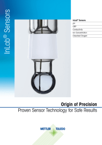 InLab Sensors: pH, ORP, Conductivity, Ion, Oxygen Brochure