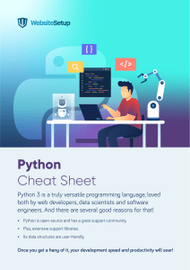 Python Cheat Sheet