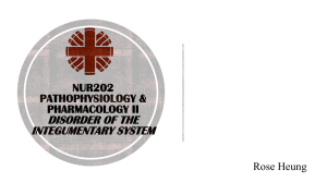 NUR202 Integumentary System (2)