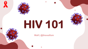 HIV 101 - Wafi