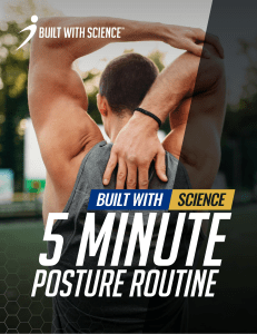 5-Minute Posture Routine: Exercises for Better Posture