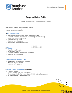 HT Broker Guide for Beginner Traders