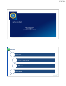 S01 DNN Introduction to Neural Networks wip
