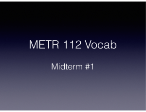METR112 Week07 - Slides - midterm 1 vocab
