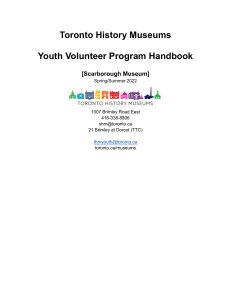 Volunteer Handbook- Scarborough- Spring 2022