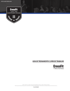 Guia de treinamento Crossfit Level 2