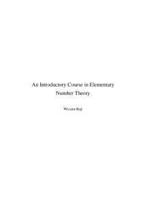An-Introductory-in-Elementary-Number-Theory