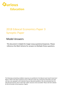2018-Edexcel-Economics-Paper-3-Model-Answers