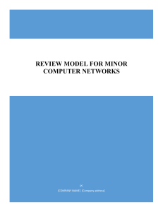 REVIEW MODEL   MINOR  networks  2023 (1)