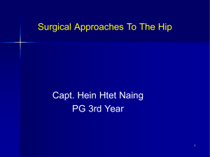 Hip Arthroplasty Approach