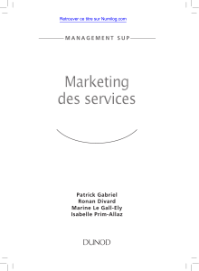 4.   LE MARKETING DES SERVICES