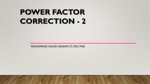 11 POWER FACTOR CORRECTION - 2