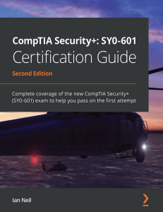 CompTIA Security+  SY0-601 Cert