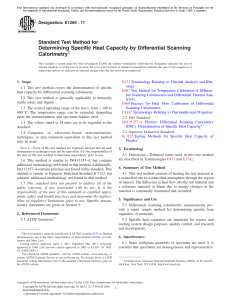 astm e1269.9722 standard test method for cp by dsc