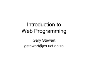 CSC1011H WebProgramming 2023
