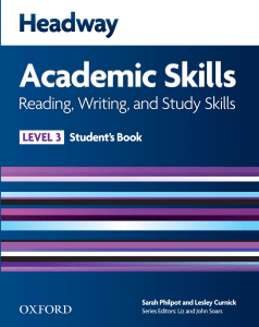 headway academic skills 3 reading writing and study skills s