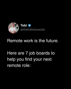 Remote Work Job Sites