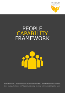 USQ People Capability Framework