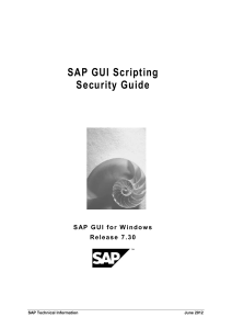 SAP GUI Scripting Security