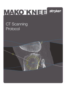200004 Mako Knee CT Scanning Protocol