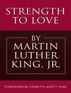 Martin Luther King, Jr. - Strength to Love-Beacon Press (2019)
