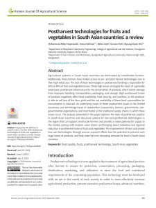 Postharvest-technologies-for-fruits-and-vegetables-in-South-Asian-countries -a-review