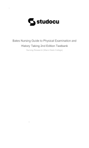 Bates' 2nd ed Test Bank