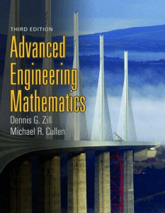 Dennis G. Zill, Michael R. Cullen, Warren S. Wright, Carol D. Wright - Student Solutions Manual to Accompany Advanced Engineering Mathematics-Jones & Bartlett (2006)