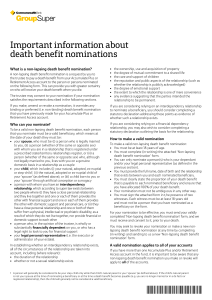 Non-lapsing-death-nomination