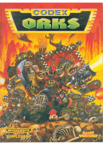 warhammer 40000 2e codex orks 1994