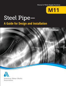 Steel Pipe - A Guide for Design and Installation 5th Edition Awwa M11
