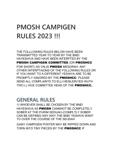 Pmosh Campaign