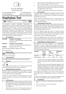 staphylase test