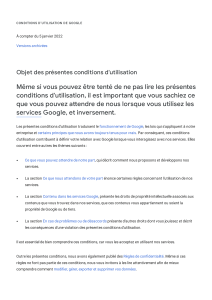 google terms of service fr