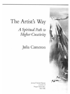 The Artist’s Way  A Spiritual Path to Higher Creativity ( PDFDrive )