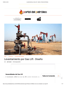 Levantamiento por Gas Lift - Diseño   Portal del Petróleo