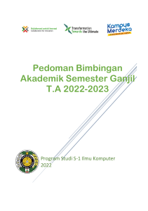 pedoman dosen PA 2022-2023