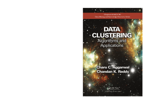 Data Clustering: Algorithms and Applications Textbook