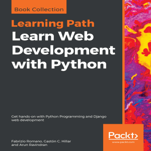 Learn web dev with python