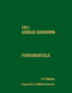2021 ASHRAE Handbook Fundamentals I P