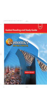 Economics Guided Reading ad Study Guide
