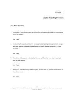 management accounting ch12 testbanks