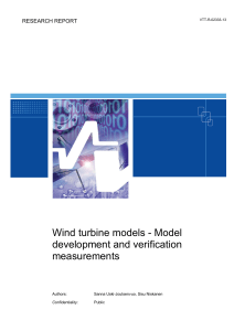 D5.1.28Windturbinemodels-Modeldevelopmentandverificationmeasurements final-update