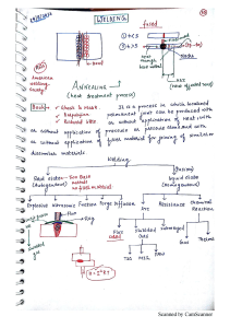 Basic Welding Notes