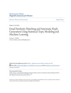 Email Similarity Matching and Automatic Reply Generation Using St