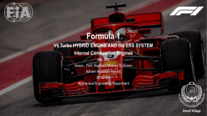 F1 V6 Engine