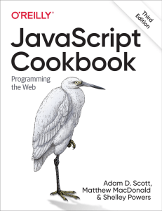 JavaScript Cookbook Programming the Web 3ed 2021