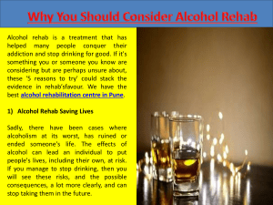 Alcohol Rehabilitation Centre in Pune