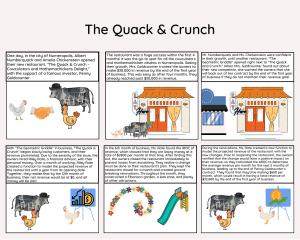 The Quack & Crunch