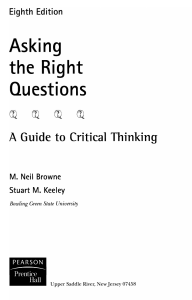 851.A Guide to Critical Thinking- M. Neil Browne, Stuart M. Keeley